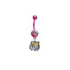 LSU Tigers PINK College Belly Button Navel Ring