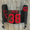 Kansas City Chiefs L'Jarious Sneed Mini Football Helmet Visor Shield Black Dark Tint w/ Clips - PICK COLOR