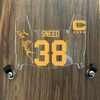 Kansas City Chiefs L'Jarious Sneed Mini Football Helmet Visor Shield Clear w/ Clips - PICK COLOR