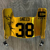 Kansas City Chiefs L'Jarious Sneed Mini Football Helmet Visor Shield Gold Chrome Mirror w/ Clips - PICK COLOR