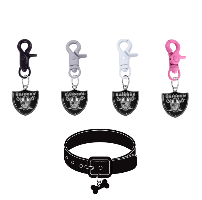 Oakland Raiders NFL COLOR EDITION Pet Tag Collar Charm