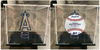 Los Angeles Angels Single Acrylic UV Baseball Display Case Cube w/ Ball Holder