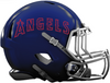 Los Angeles Angels of Anaheim Custom Concept Navy Blue Mini Riddell Speed Football Helmet