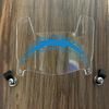 Los Angeles Chargers Mini Football Helmet Visor Shield Clear w/ Clips