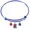 Los Angeles Clippers Style 2 BLUE Color Edition Expandable Wire Bangle Charm Bracelet