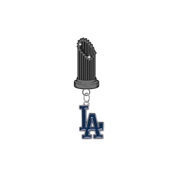 Los Angeles Dodgers MLB World Series Trophy Lapel Pin