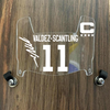Kansas City Chiefs Marquez Valdes-Scantling Mini Football Helmet Visor Shield Clear w/ Clips - PICK COLOR