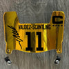 Kansas City Chiefs Marquez Valdes-Scantling Mini Football Helmet Visor Shield Gold Chrome Mirror w/ Clips - PICK COLOR