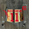 Kansas City Chiefs Marquez Valdes-Scantling Mini Football Helmet Visor Shield Silver Chrome Mirror w/ Clips - PICK COLOR