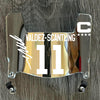 Kansas City Chiefs Marquez Valdes-Scantling Mini Football Helmet Visor Shield Silver Chrome Mirror w/ Clips - PICK COLOR