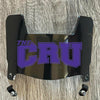 Mary Hardin-Baylor Crusaders Mini Football Helmet Visor Shield Black Dark Tint w/ Clips
