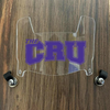 Mary Hardin-Baylor Crusaders Mini Football Helmet Visor Shield Clear w/ Clips