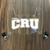 Mary Hardin-Baylor Crusaders Mini Football Helmet Visor Shield Clear w/ Clips