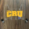 Mary Hardin-Baylor Crusaders Mini Football Helmet Visor Shield Clear w/ Clips