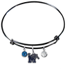 Memphis Tigers BLACK Expandable Wire Bangle Charm Bracelet