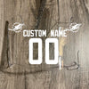 Miami Dolphins Custom Name & Number Full Size Football Helmet Visor Shield Clear w/ Clips - White