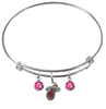 Miami Heat NBA Expandable Wire Bangle Charm Bracelet