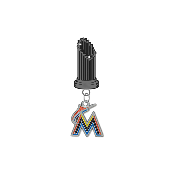 Miami Marlins MLB World Series Trophy Lapel Pin