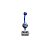Michigan Wolverines BLUE College Belly Button Navel Ring
