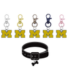 Michigan Wolverines 3 NCAA Pet Tag Dog Cat Collar Charm