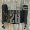 Philadelphia Eagles Miles Sanders Mini Football Helmet Visor Shield Black Dark Tint w/ Clips - PICK COLOR