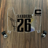 Philadelphia Eagles Miles Sanders Mini Football Helmet Visor Shield Clear w/ Clips - PICK COLOR