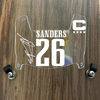 Philadelphia Eagles Miles Sanders Mini Football Helmet Visor Shield Clear w/ Clips - PICK COLOR