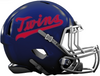 Minnesota Twins Custom Concept Navy Blue Mini Riddell Speed Football Helmet