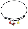 Minnesota Gophers Mascot BLACK Color Edition Expandable Wire Bangle Charm Bracelet