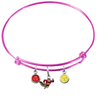 Minnesota Gophers Mascot PINK Color Edition Expandable Wire Bangle Charm Bracelet