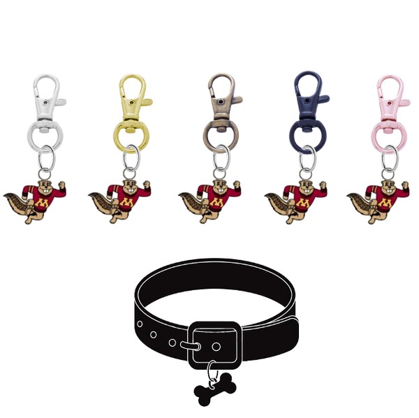 Minnesota Gophers Mascot NCAA Pet Tag Dog Cat Collar Charm