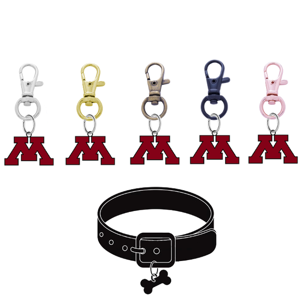 Minnesota Gophers NCAA Pet Tag Dog Cat Collar Charm