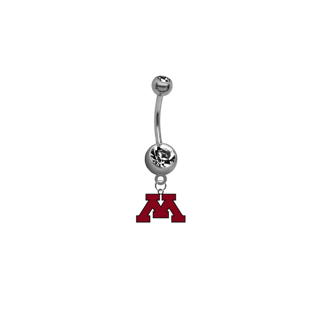 Minnesota Golden Gophers NCAA College Belly Button Navel Ring