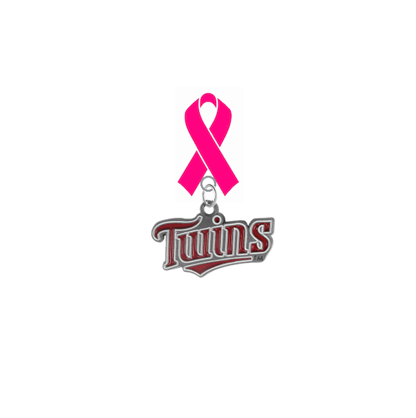 Minnesota Twins MLB Breast Cancer Awareness / Mothers Day Pink Ribbon Lapel Pin