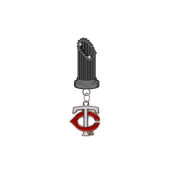 Minnesota Twins Style 2 MLB World Series Trophy Lapel Pin