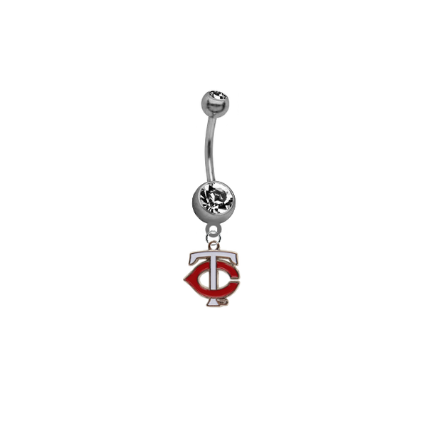 Minnesota Twins Style 2 MLB Baseball Belly Button Navel Ring
