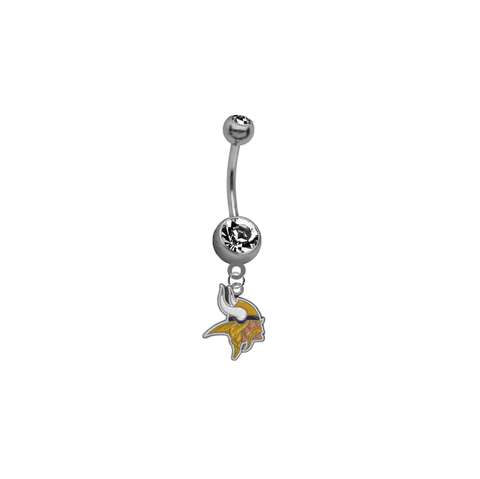 Minnesota Vikings NFL Football Belly Button Navel Ring