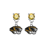 Missouri Tigers GOLD Swarovski Crystal Stud Rhinestone Earrings