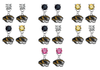 Missouri Tigers NCAA Swarovski Crystal Stud Rhinestone Earrings