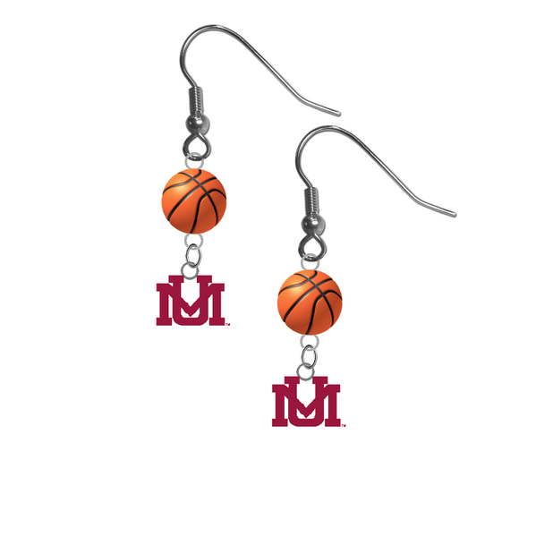 Montana Grizzlies NCAA Basketball Dangle Earrings