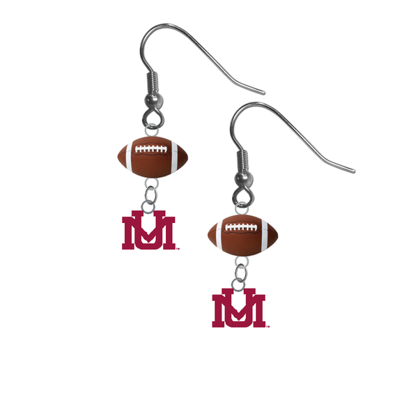 Montana Grizzlies NCAA Football Dangle Earrings