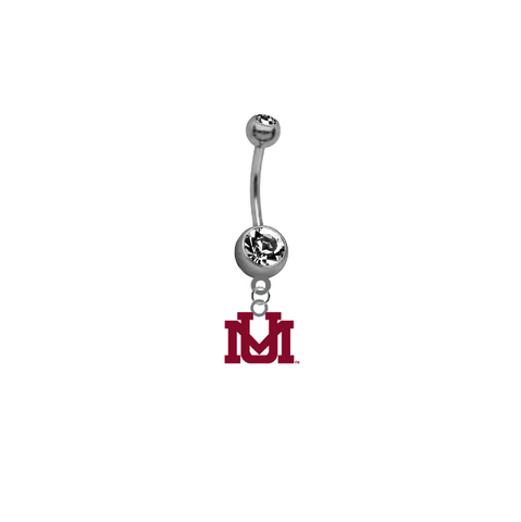 Montana Grizzlies NCAA College Belly Button Navel Ring