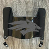 Nevada Wolf Pack Mini Football Helmet Visor Shield Black Dark Tint w/ Clips