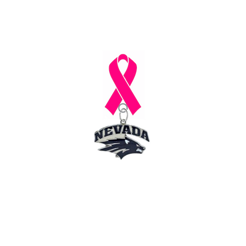 Nevada Wolfpack Breast Cancer Awareness / Mothers Day Pink Ribbon Lapel Pin