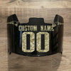 New England Patriots Custom Name & Number Full Size Football Helmet Visor Shield Black Dark Tint w/ Clips - Camo
