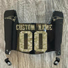 New England Patriots Custom Name & Number Mini Football Helmet Visor Shield Black Dark Tint w/ Clips - Camo