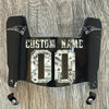 New England Patriots Custom Name & Number Mini Football Helmet Visor Shield Black Dark Tint w/ Clips - Money Print