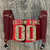New England Patriots Custom Name & Number Mini Football Helmet Visor Shield Red Chrome Mirror w/ Clips - Camo
