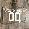 New Orleans Saints Custom Name & Number Full Size Football Helmet Visor Shield Clear w/ Clips - White