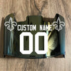 New Orleans Saints Custom Name & Number Full Size Football Helmet Visor Gold Iridium Mirror Clear w/ Clips - White